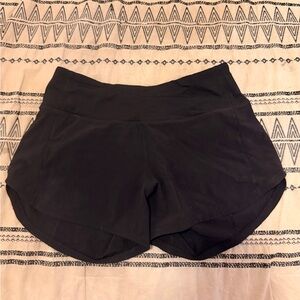 Lululemon Speed Up HR Short 2.5” black sz 4